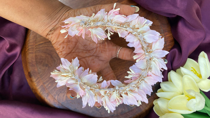 Handcrafted Hair Accessory Flower - Design 117