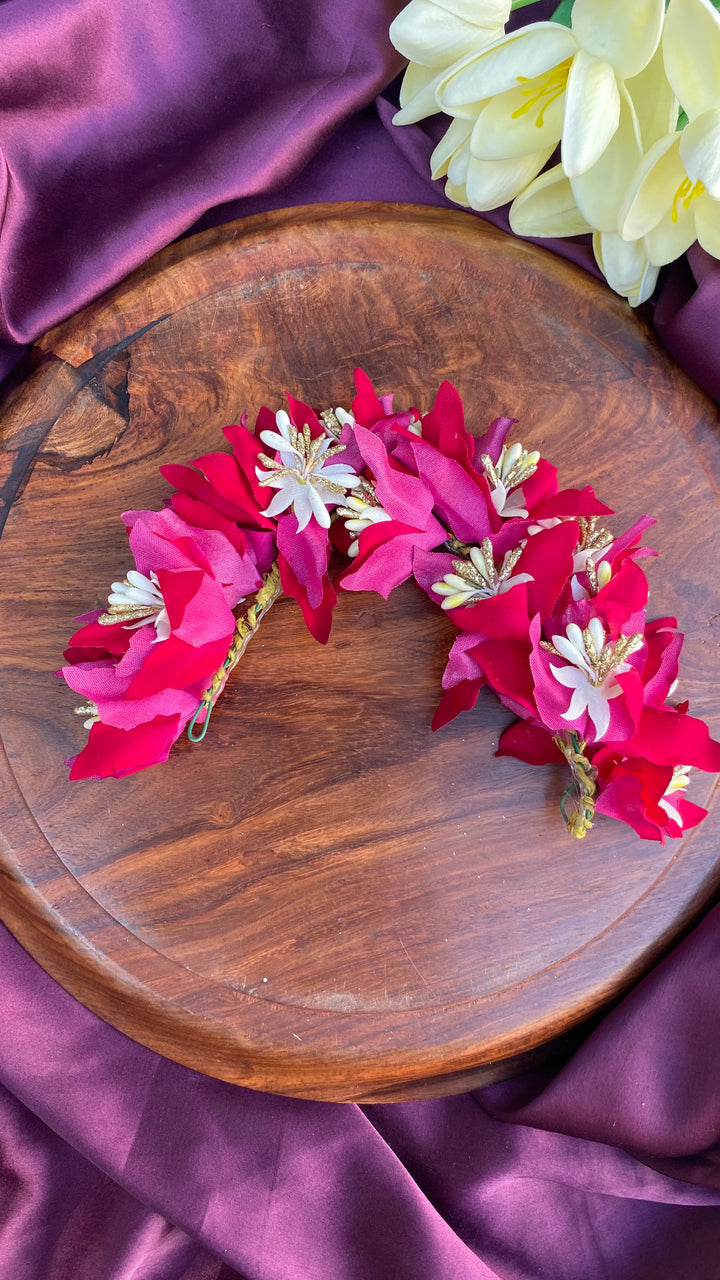 Handcrafted Hair Accessory Flower - Design 119