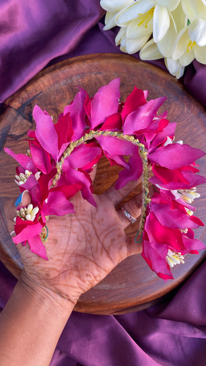 Handcrafted Hair Accessory Flower - Design 119