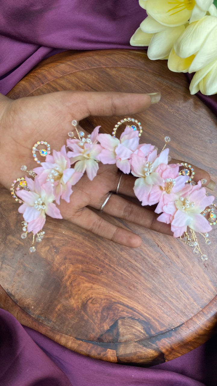 Handcrafted Hair Accessory Flower - Design 122