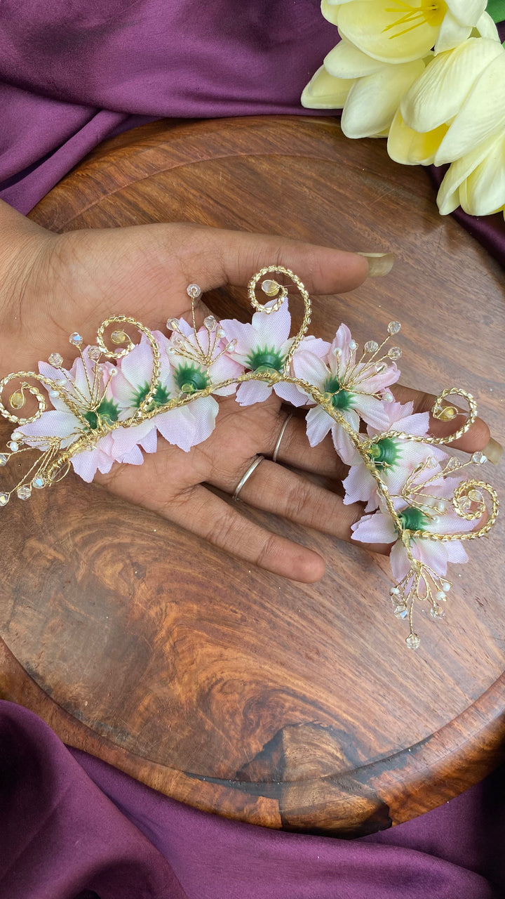 Handcrafted Hair Accessory Flower - Design 122
