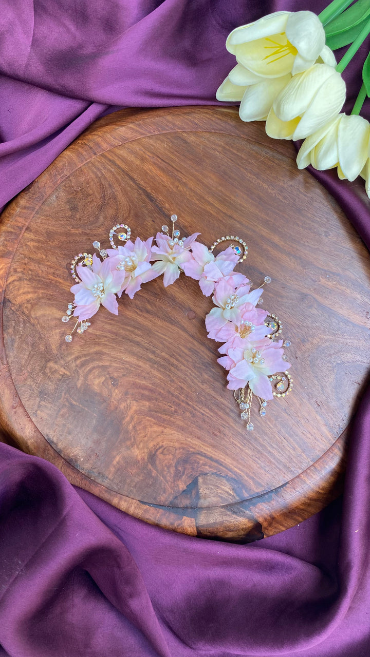 Handcrafted Hair Accessory Flower - Design 122