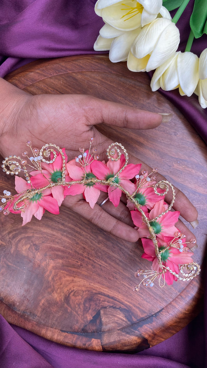 Handcrafted Hair Accessory Flower - Design 125