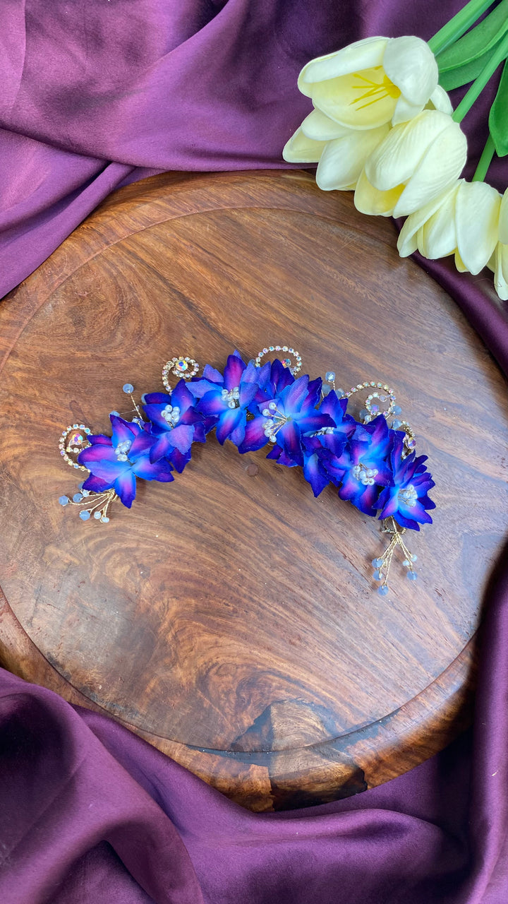 Handcrafted Hair Accessory Flower - Design 126