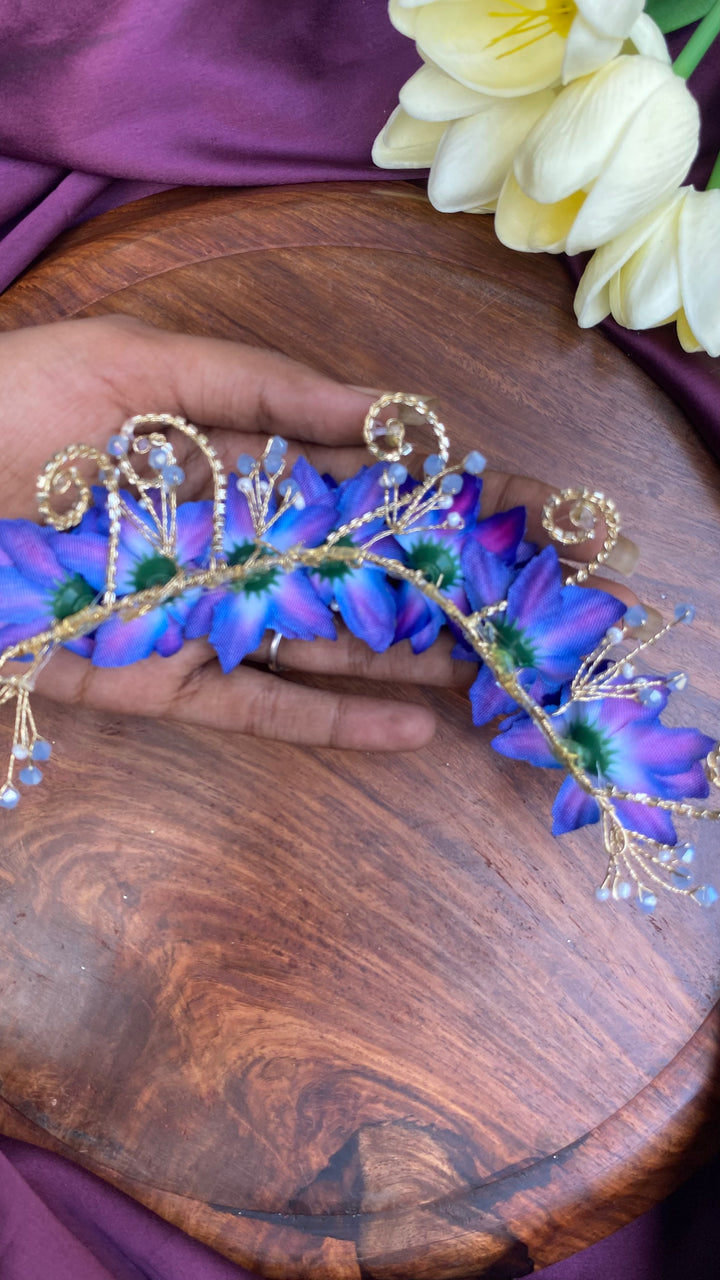Handcrafted Hair Accessory Flower - Design 126