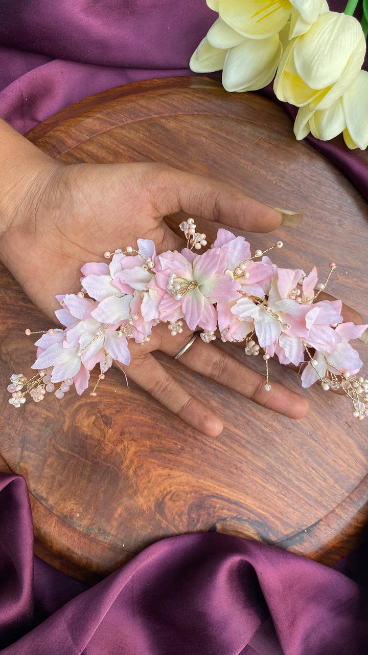 Handcrafted Hair Accessory Flower - Design 129