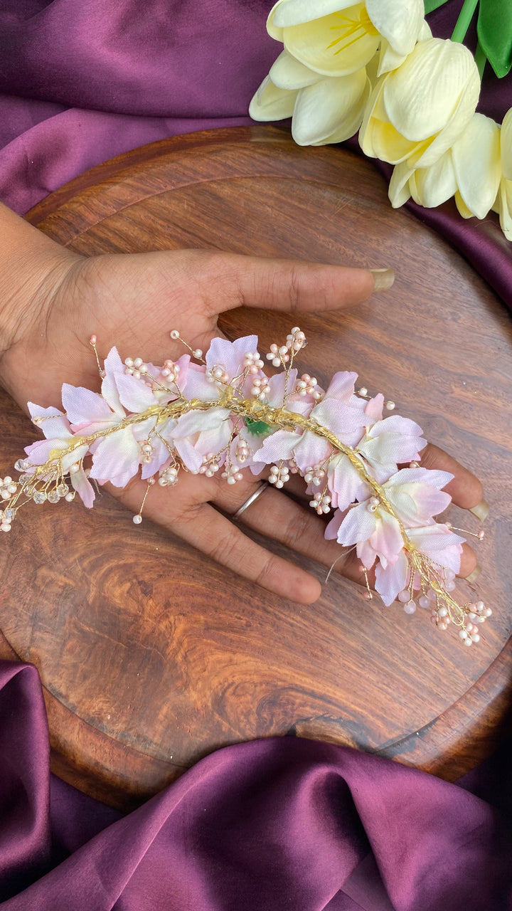 Handcrafted Hair Accessory Flower - Design 129
