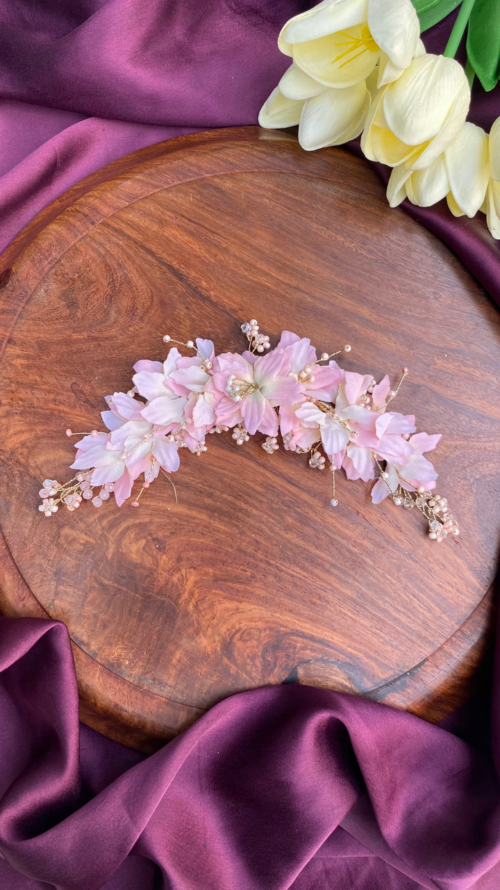 Handcrafted Hair Accessory Flower - Design 129