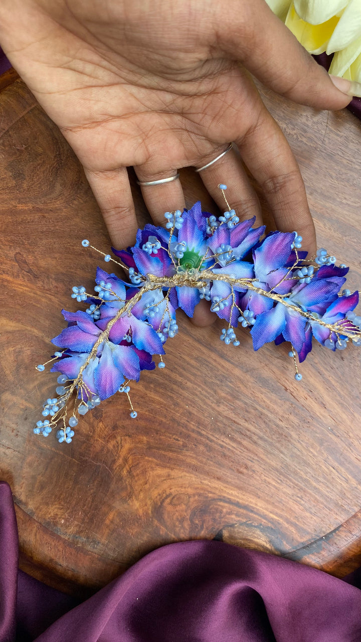 Handcrafted Hair Accessory Flower - Design 131