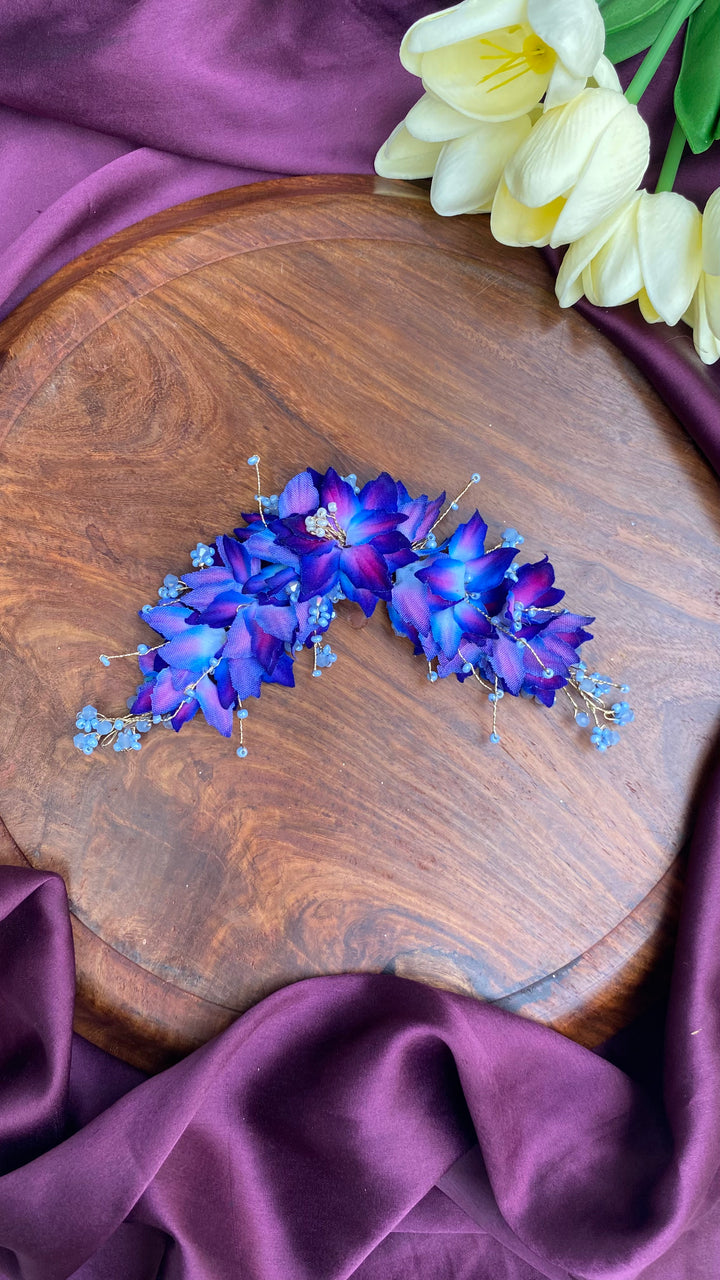 Handcrafted Hair Accessory Flower - Design 131