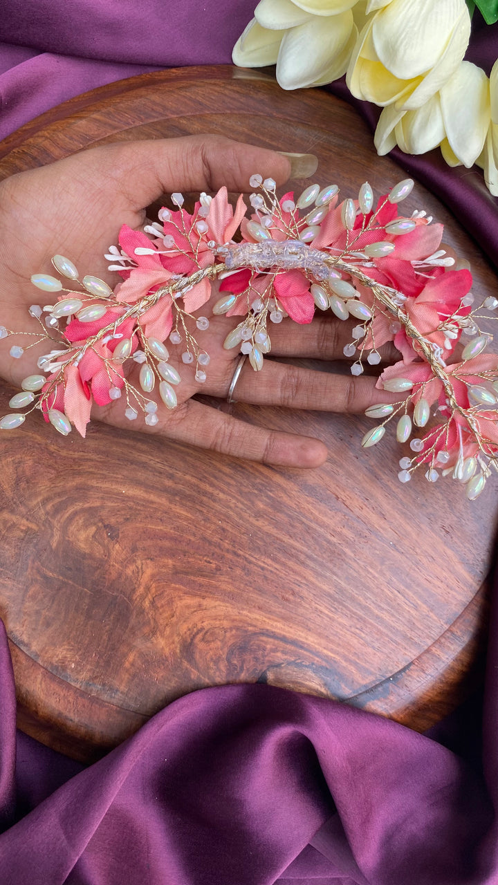 Handcrafted Hair Accessory Flower - Design 134