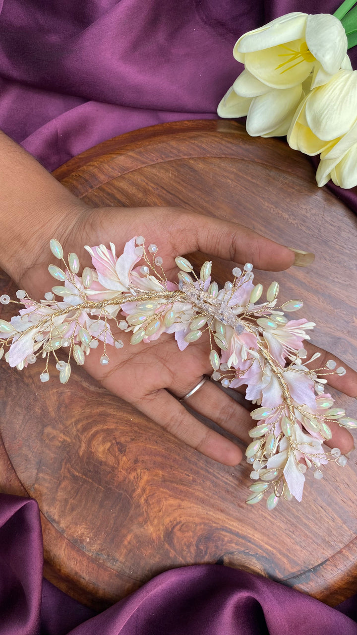 Handcrafted Hair Accessory Flower - Design 137