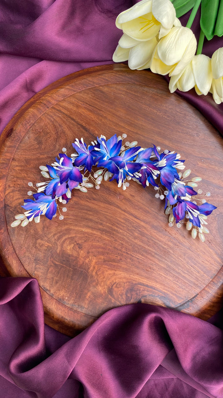 Handcrafted Hair Accessory Flower - Design 138
