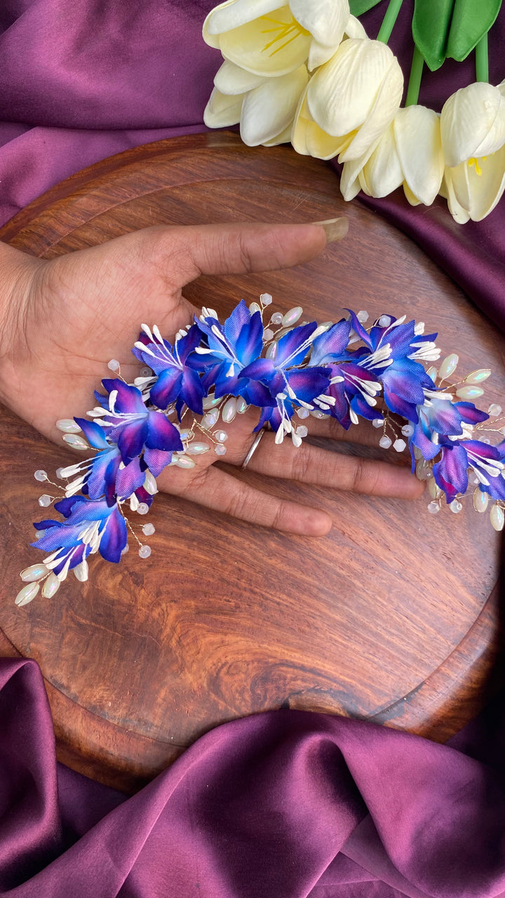 Handcrafted Hair Accessory Flower - Design 138