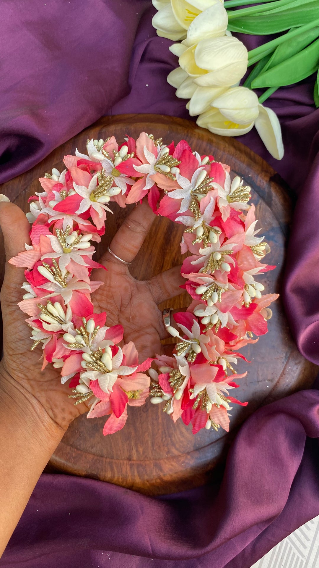 Handcrafted Hair Accessory Flower - Design 139