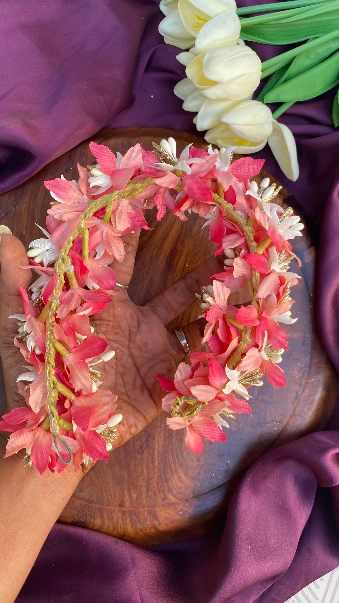 Handcrafted Hair Accessory Flower - Design 139
