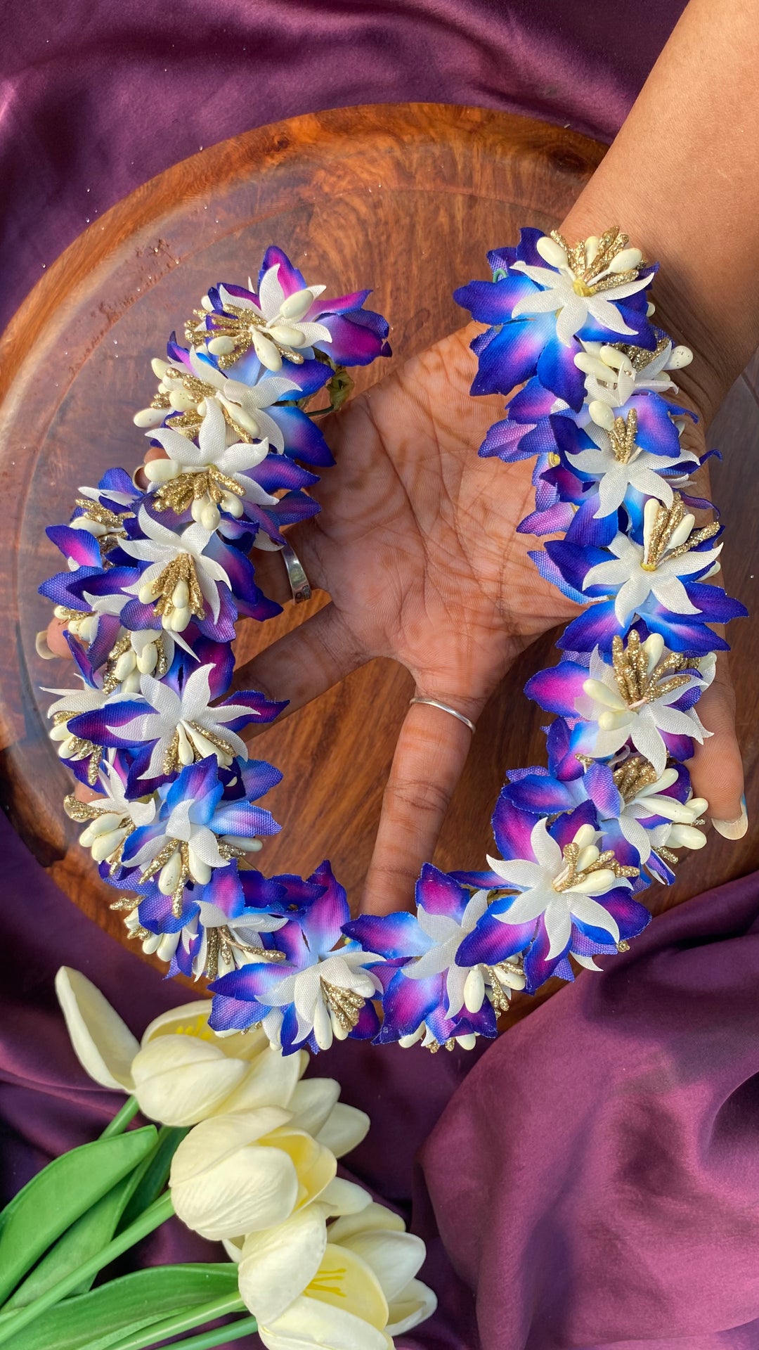 Handcrafted Hair Accessory Flower - Design 142