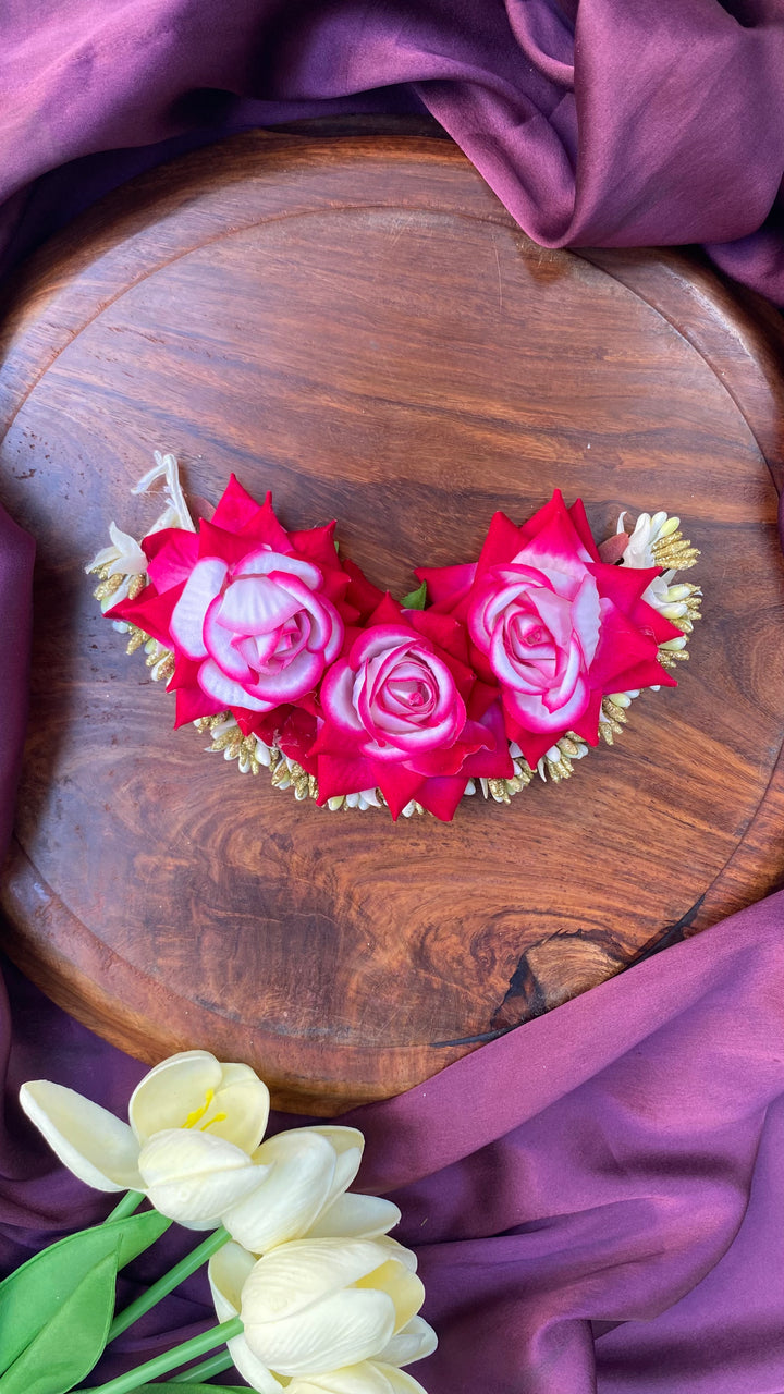 Handcrafted Hair Accessory Flower - Design 151