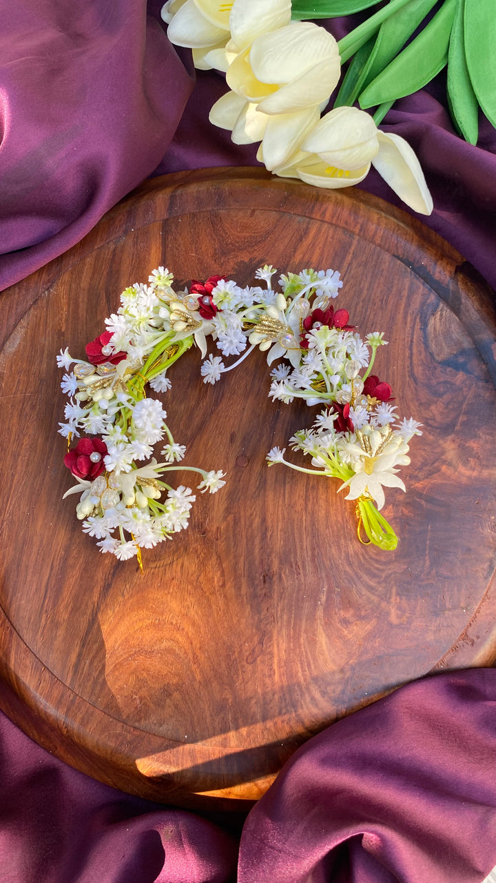Handcrafted Hair Accessory Flower - Design 157