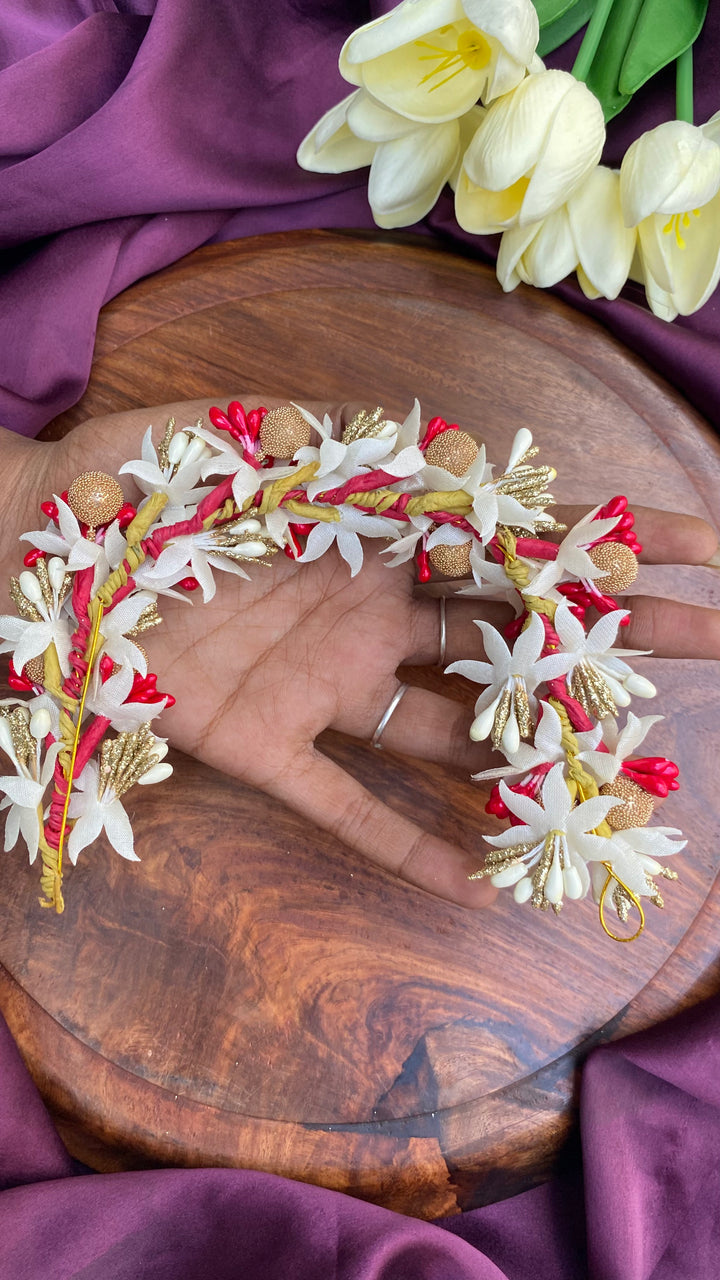 Handcrafted Hair Accessory Flower - Design 159