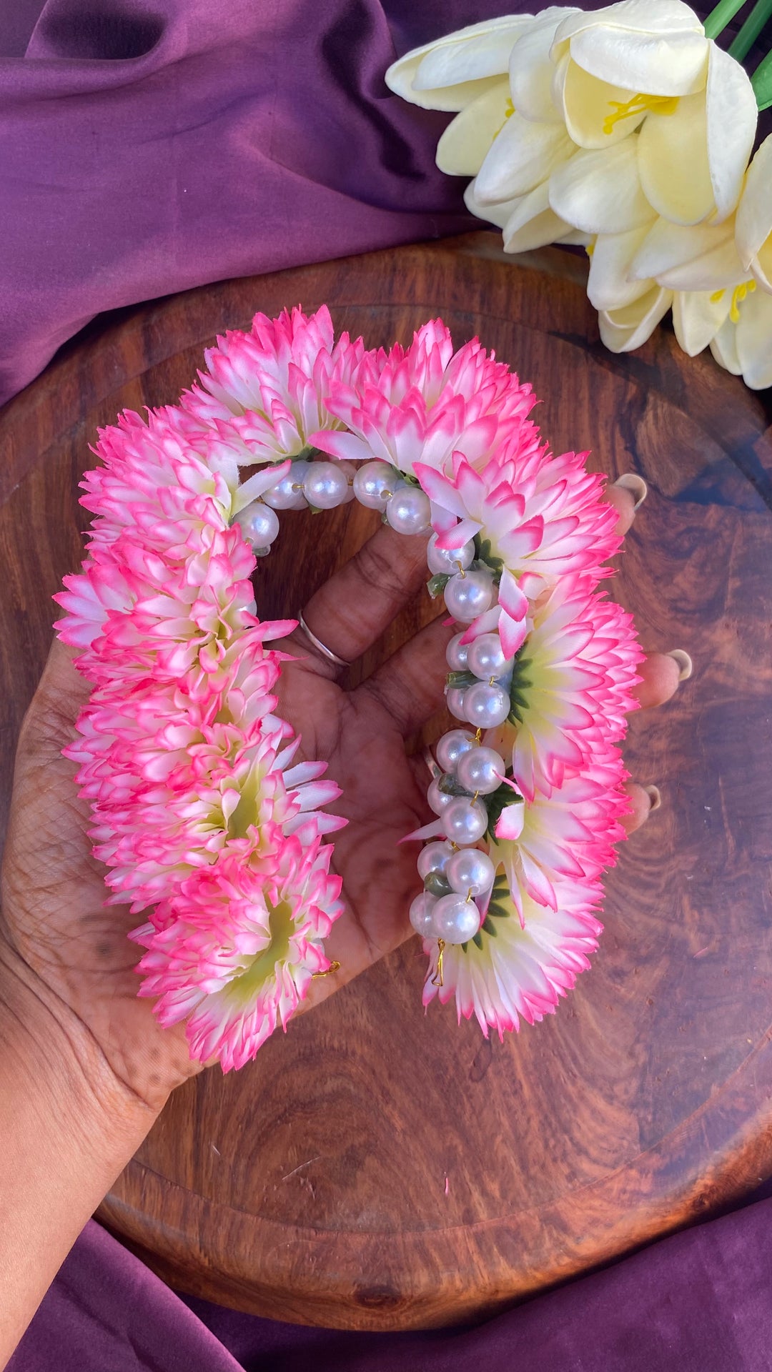 Handcrafted Hair Accessory Flower - Design 167