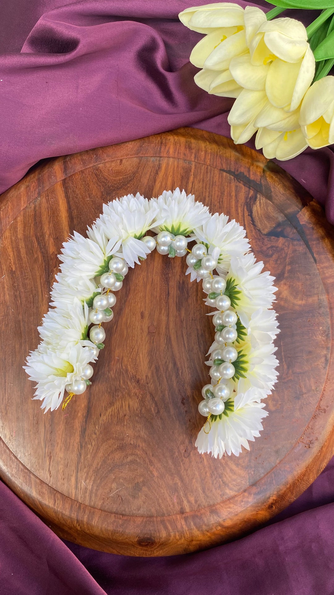 Handcrafted Hair Accessory Flower - Design 169