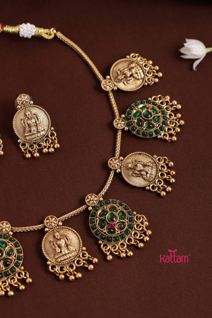 Nandita - Goddess Green Choker