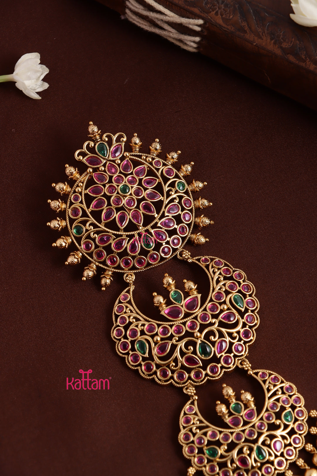 Halfmoon Jhumka Drop Choti - Design 21