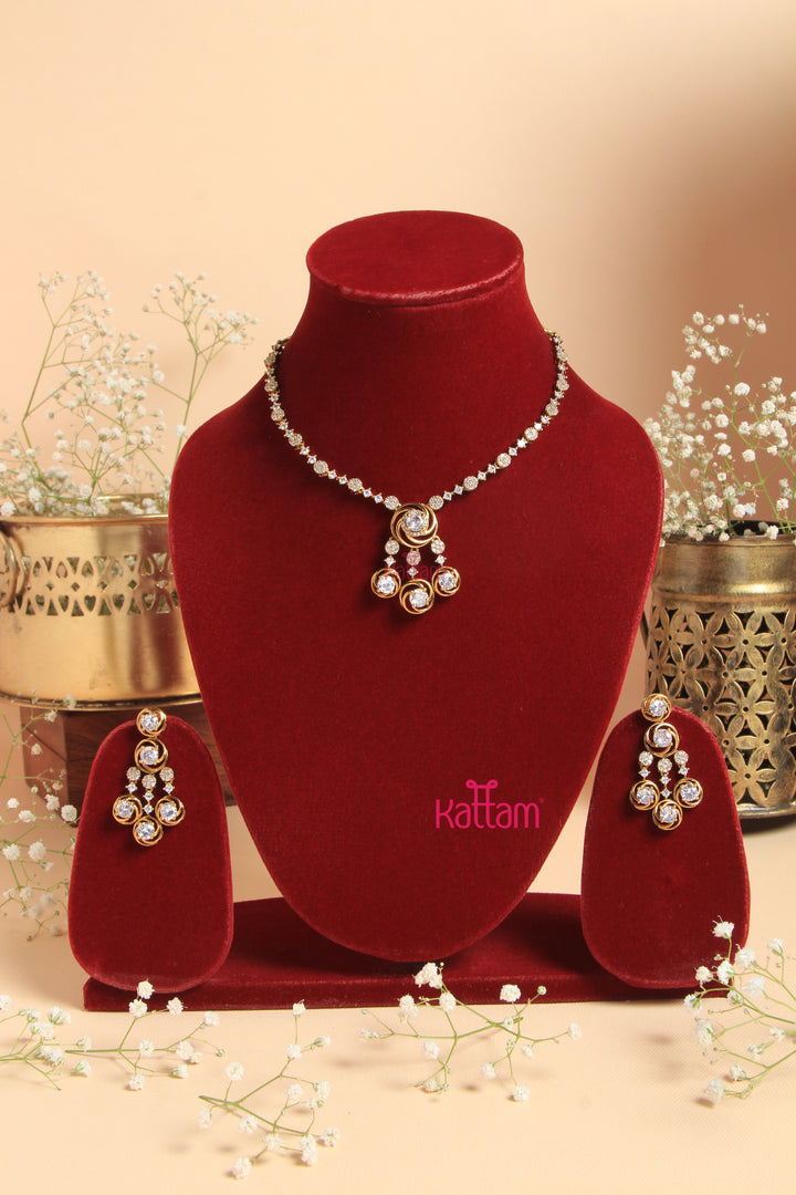 Thara Single Line AD Necklace