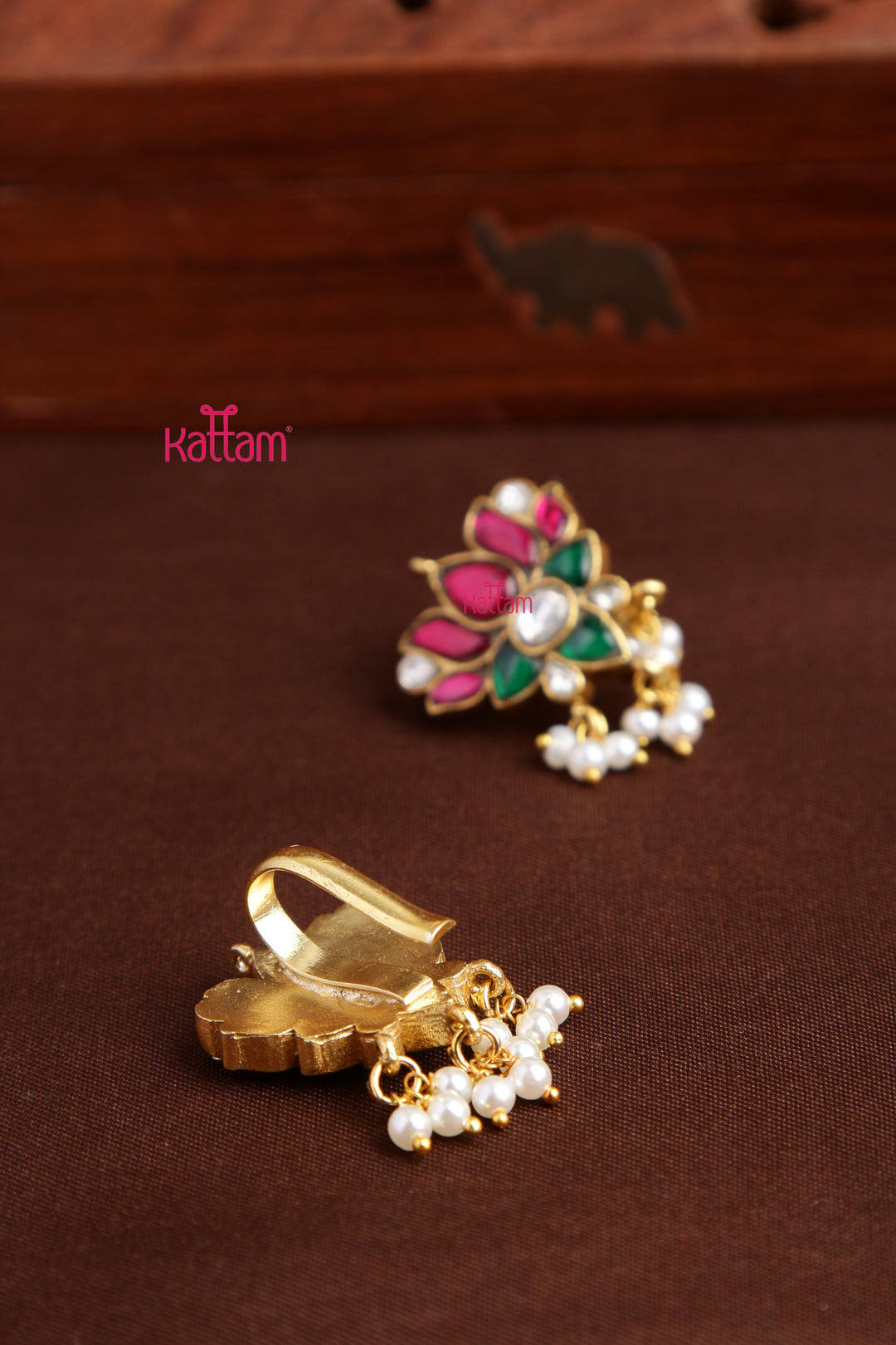 Kundan Bugadi Press On Style - Design 86