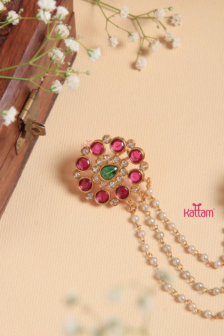 Thilak Bun Billai with Mattil - Design 15