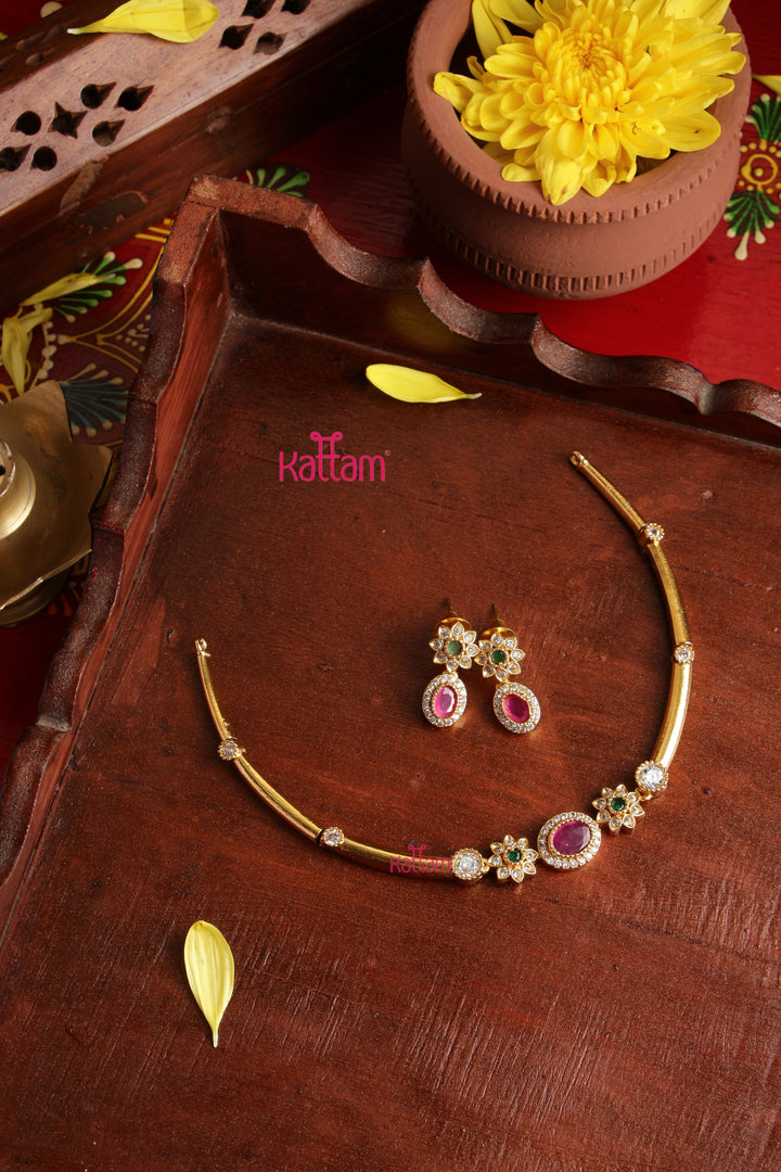 Mini Flower Hasli Choker