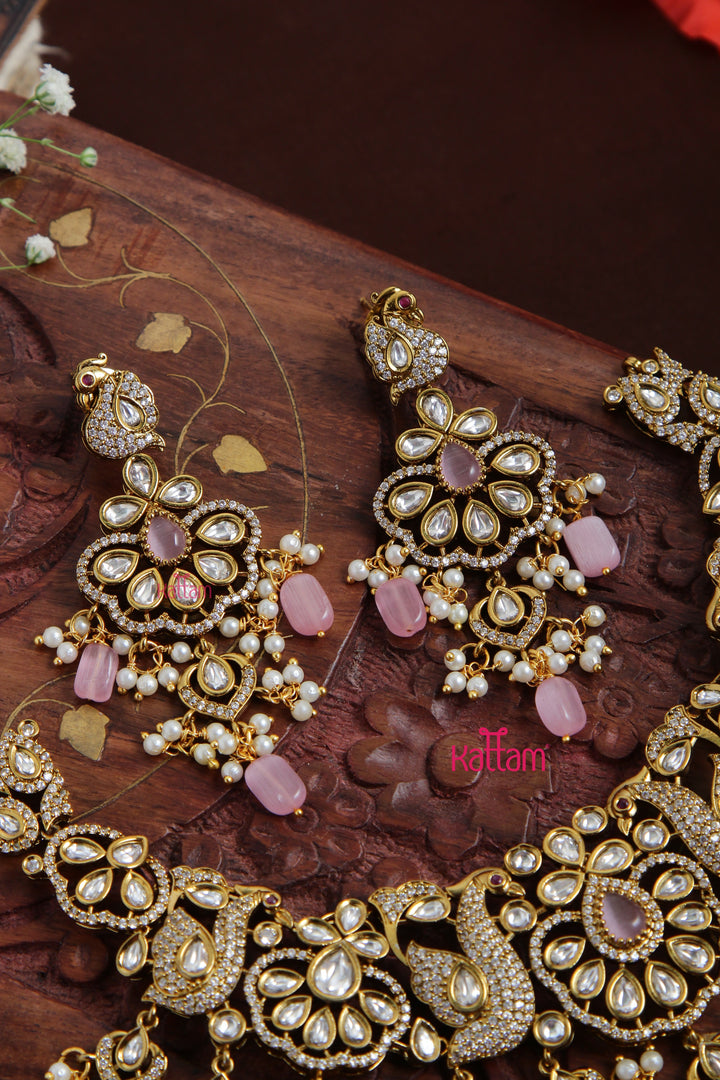 Jasmine - AD  Semi Bridal lightPink Choker