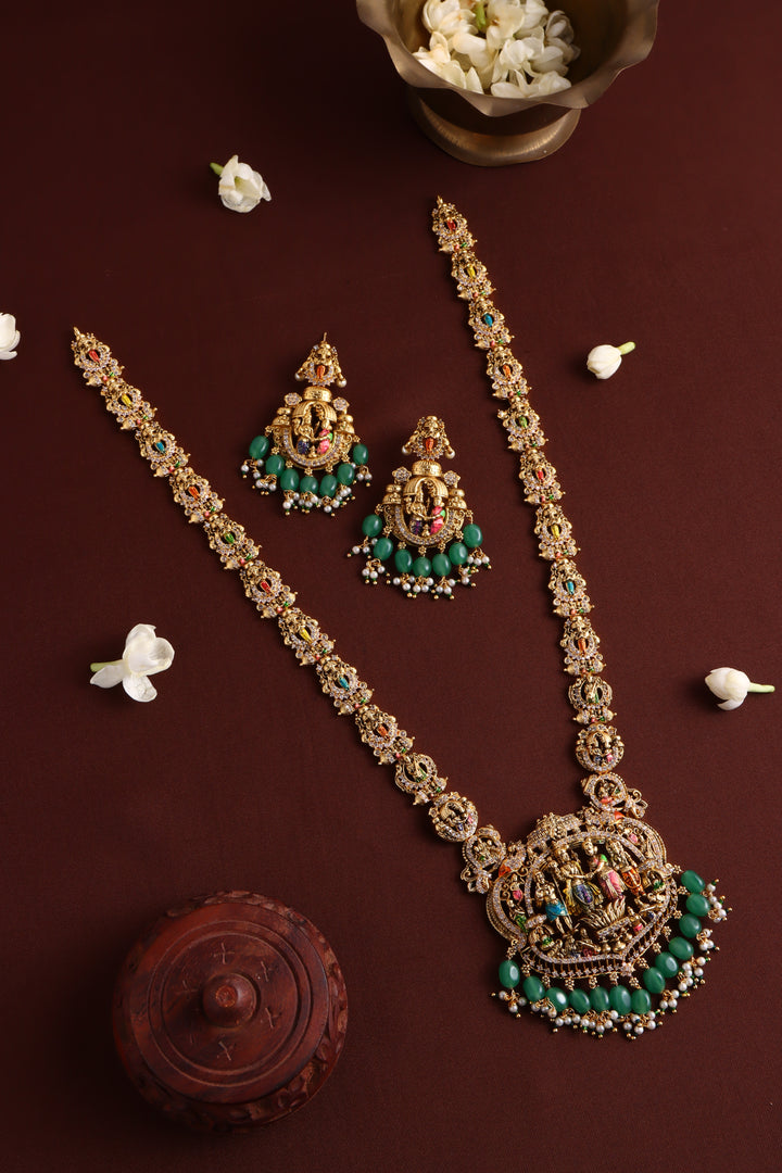 Srinivasa Kalyanam Handpainted Haram - Design 2