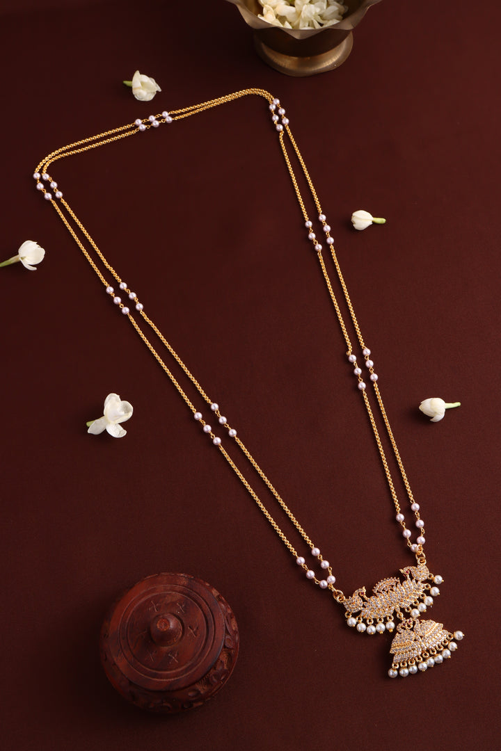 Lotus Stone Gati Dollar Pearl Chain