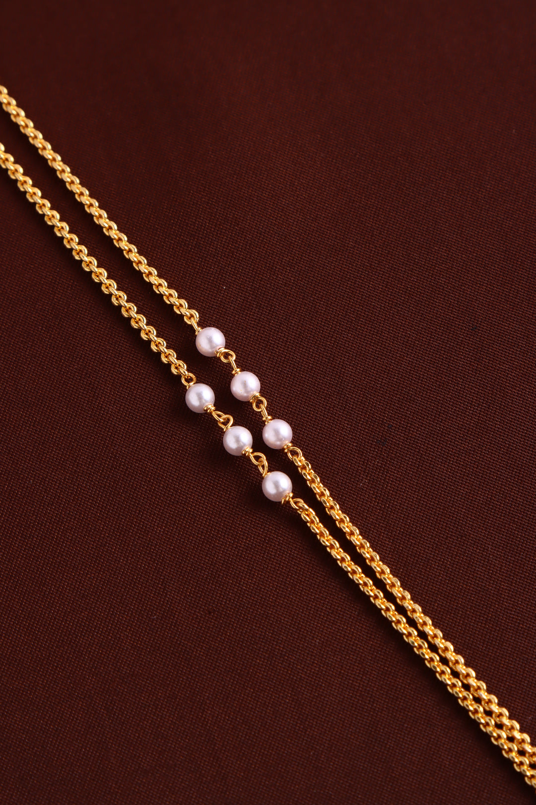 Multistone Peacok Gati Dollar Chain