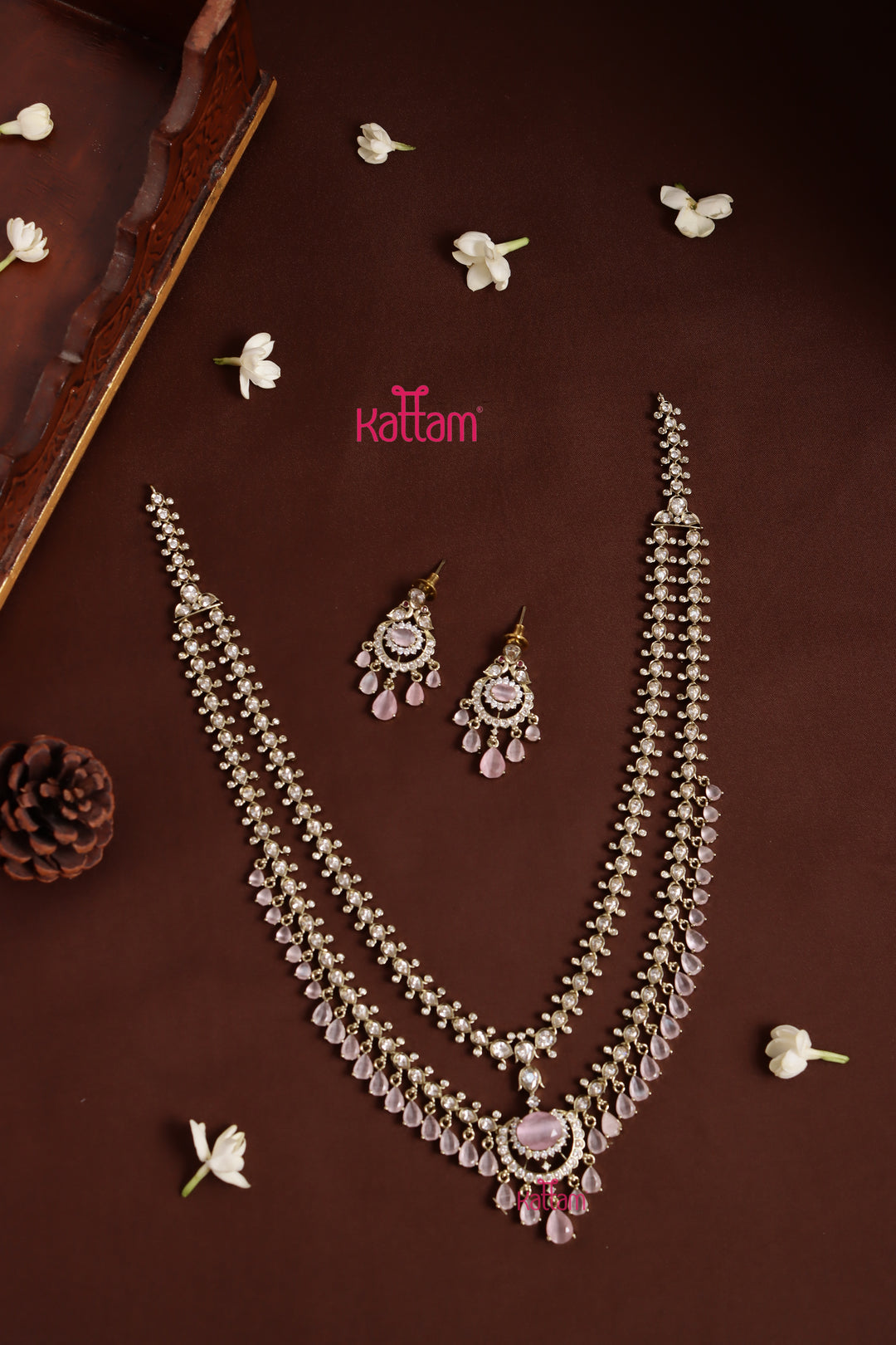 Zaveri - AD Layered Pastelpink Haram