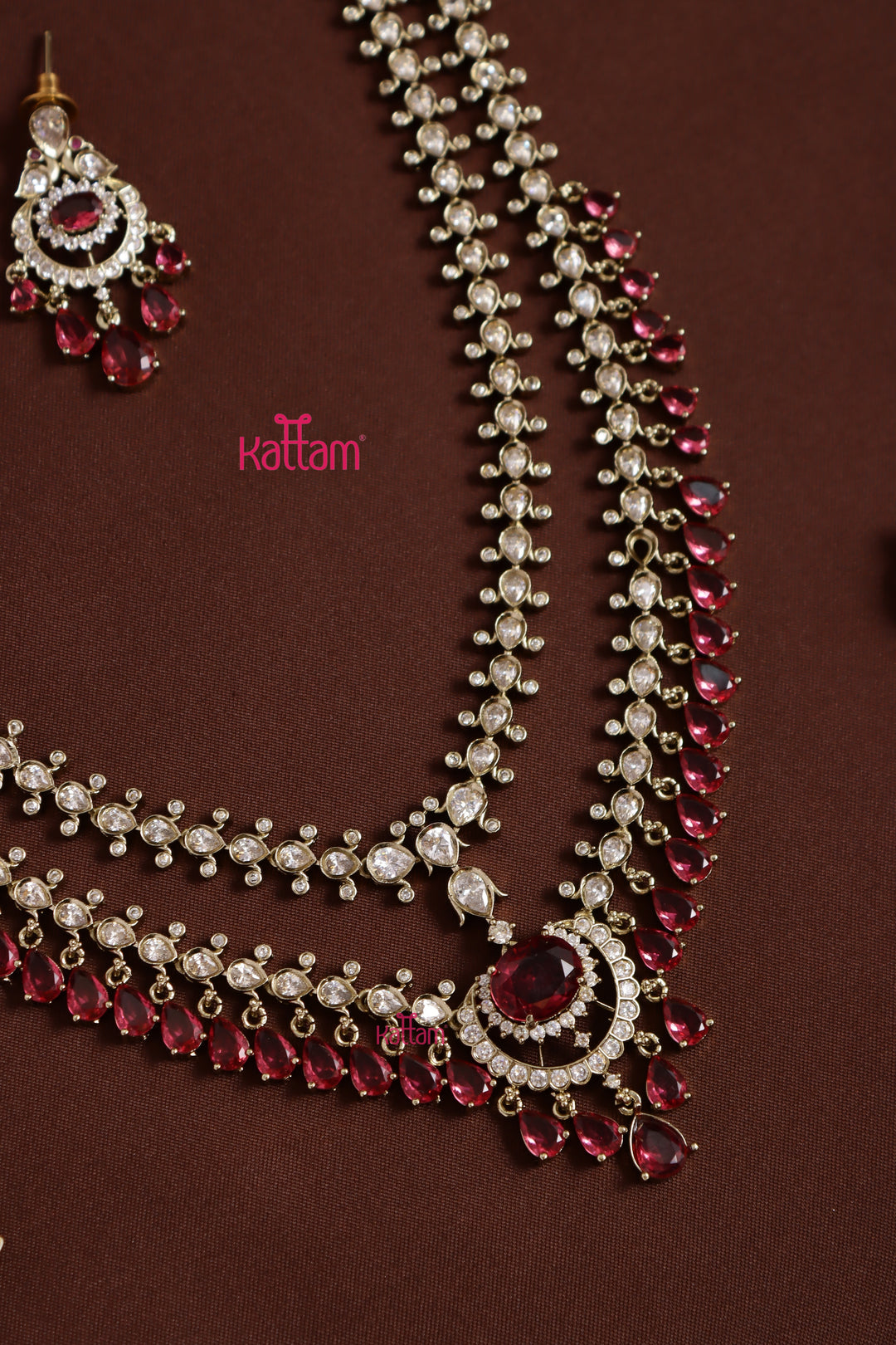 Zaveri - AD Layered Ruby Haram