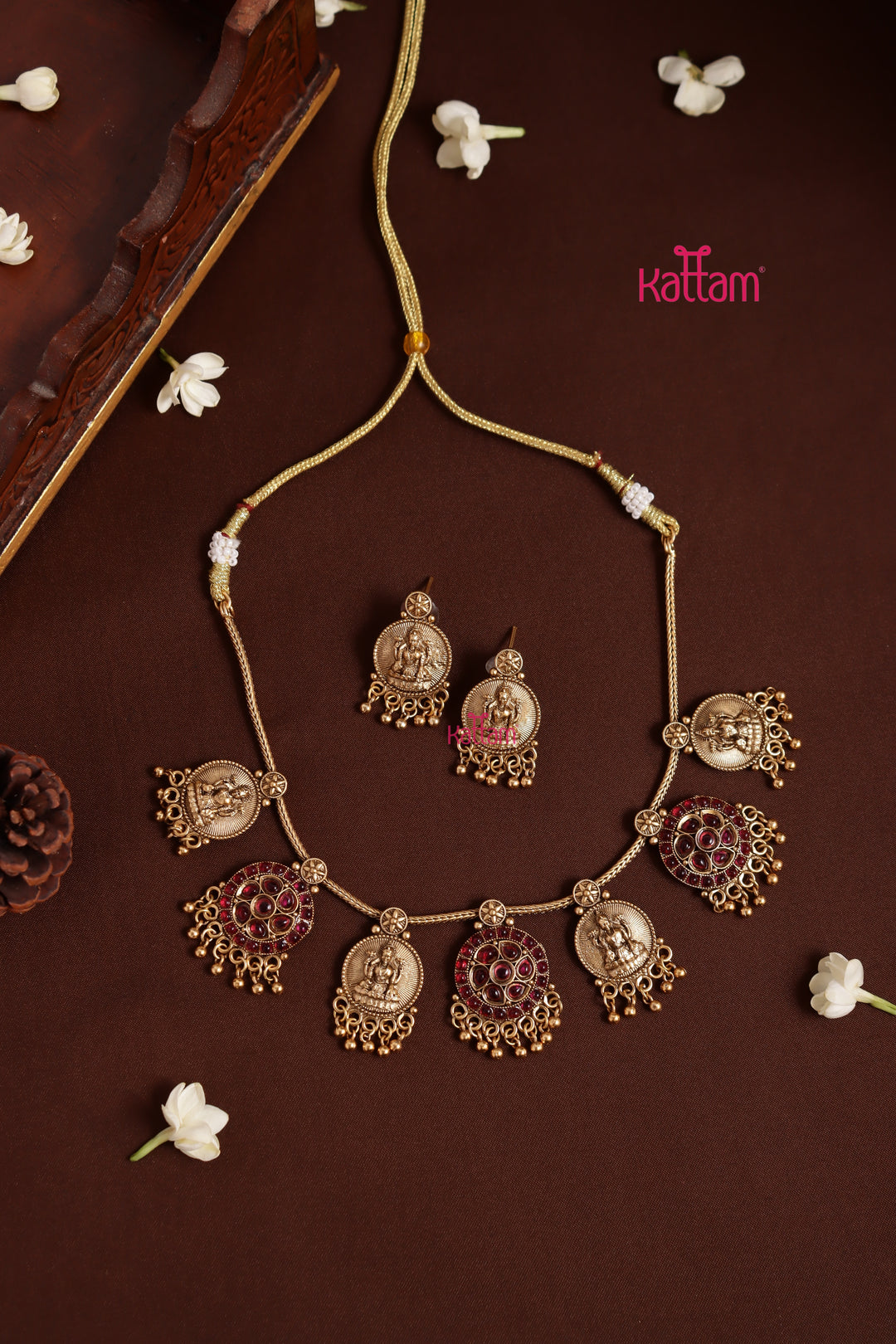 Nandita - Goddess Ruby Choker