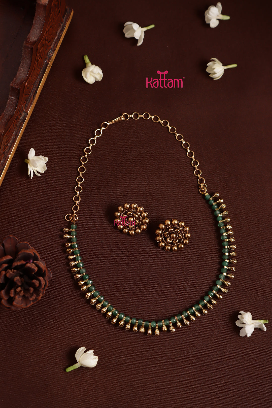 Mullai - Lightgreen Choker