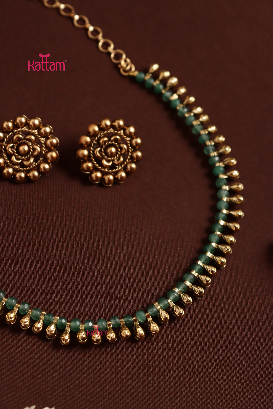 Mullai - Lightgreen Choker