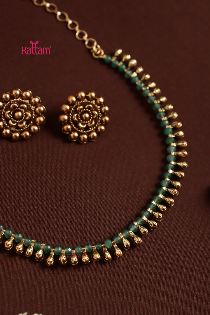 Mullai - Lightgreen Choker