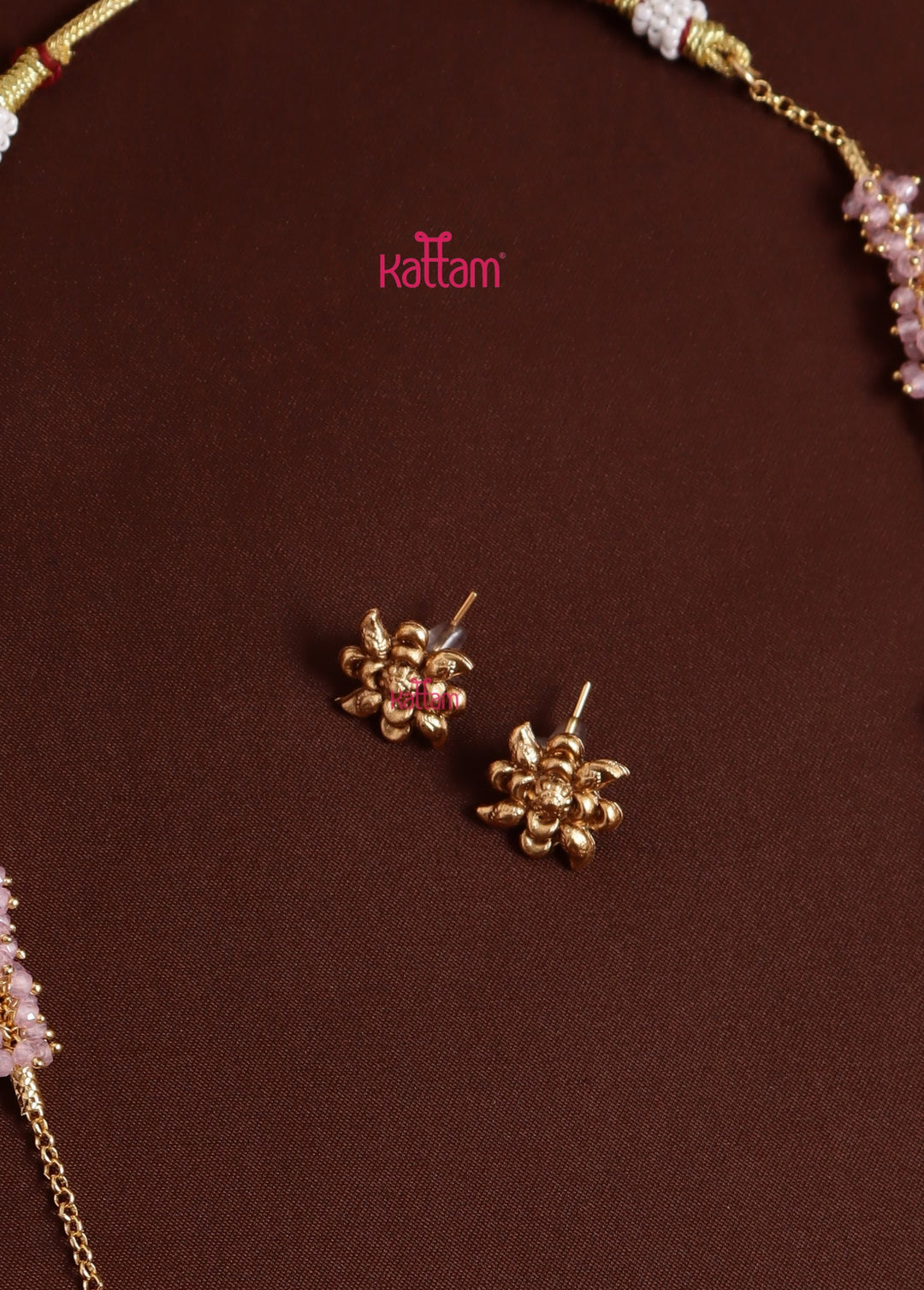 Rangeela - Pastelpink Crystal  Bead Chain