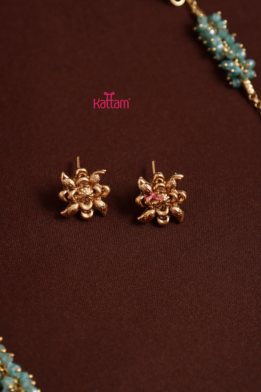 Rangeela - Aqua Crystal  Bead Chain