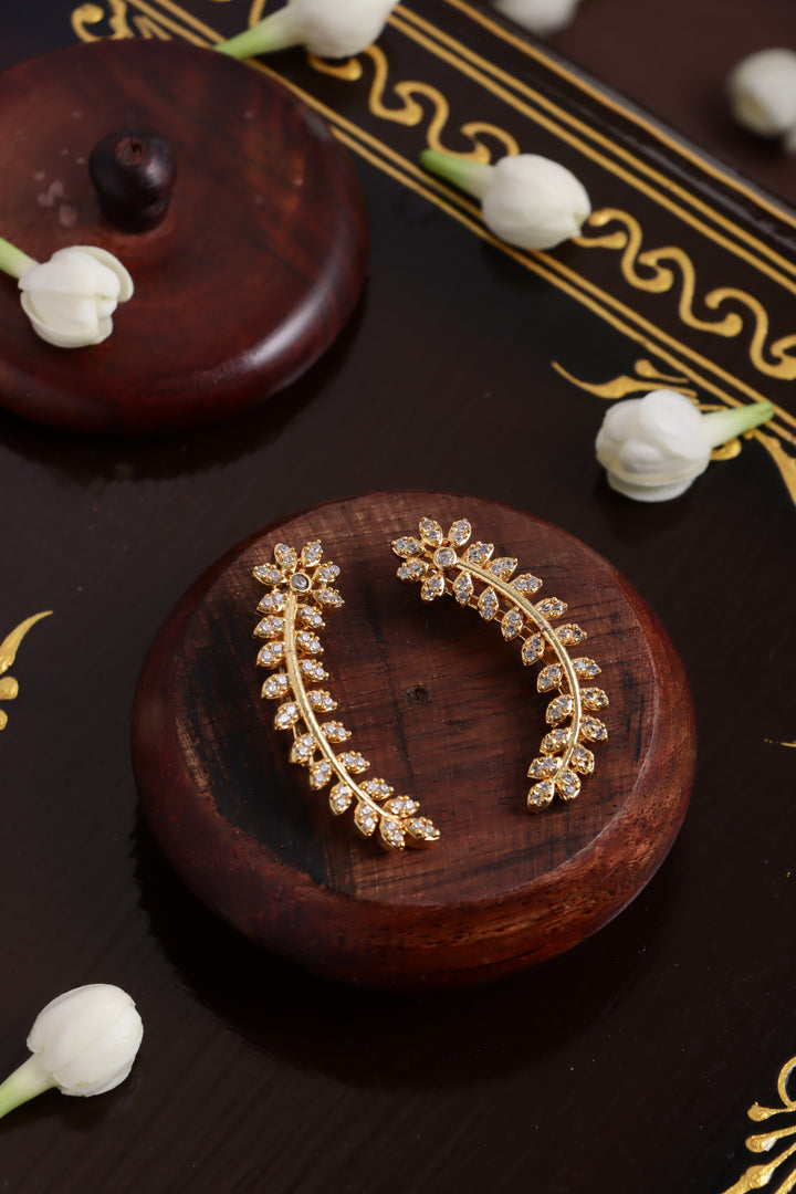AD Spike Leafy Earcuff