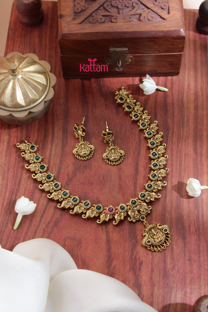 Ganesha Peacock Necklace