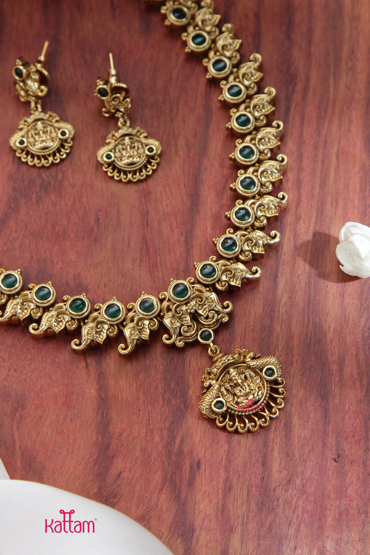 Ganesha Peacock Necklace