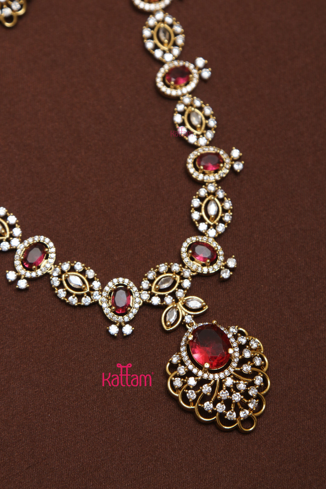 Lydia - Drop Ruby Stone Haram