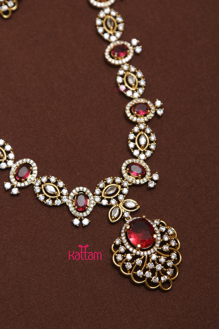 Lydia - Drop Ruby Stone Haram