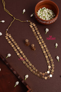 Anju - Floral & Coin Double Layer Haram